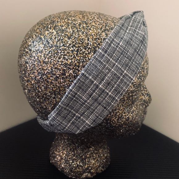 Crosshatch Pattern Turban Style Headband - Picture 2 of 7